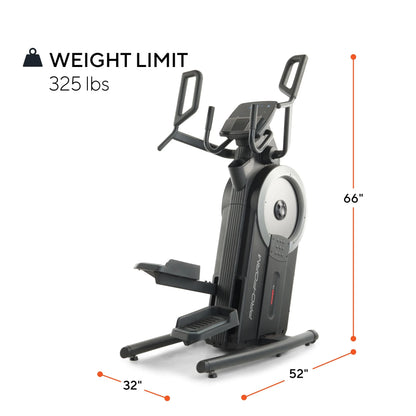 PFEL07523 Elliptical Trainer with Built-In Speakers | Low-Impact Full-Body Workout Machine