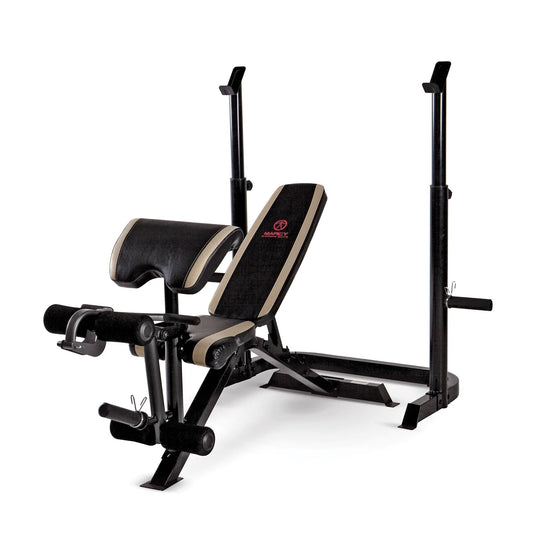 Two-Piece Adjustable Home Gym Weight Bench | Multipurpose Strength Training Bench MD879