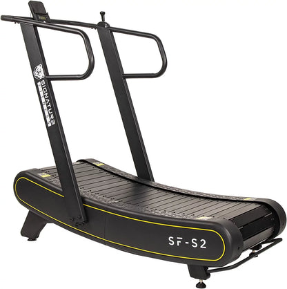 SF-S2 Sprint Demon – Motorless Curved Treadmill with Adjustable Resistance & 300 lb Capacity 