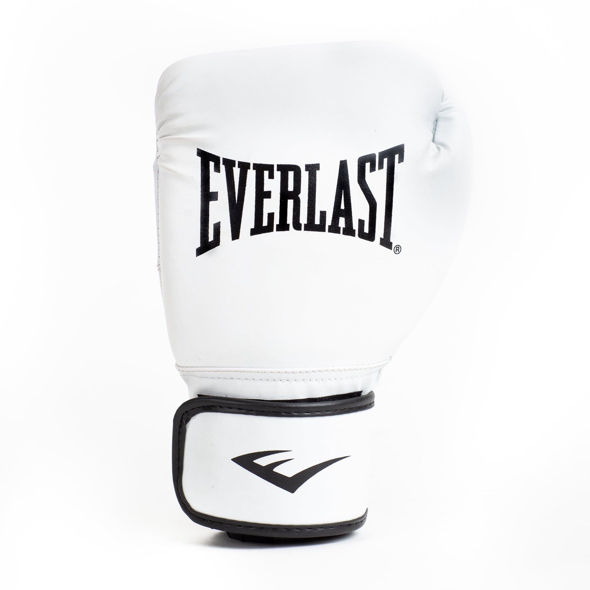 White Synthetic Leather Boxing Gloves | Core Training Gloves for Fitness & Sparring (S/M)