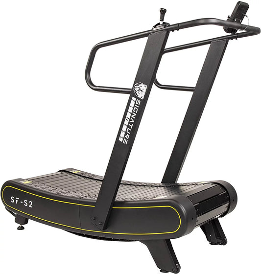 SF-S2 Sprint Demon – Motorless Curved Treadmill with Adjustable Resistance & 300 lb Capacity 